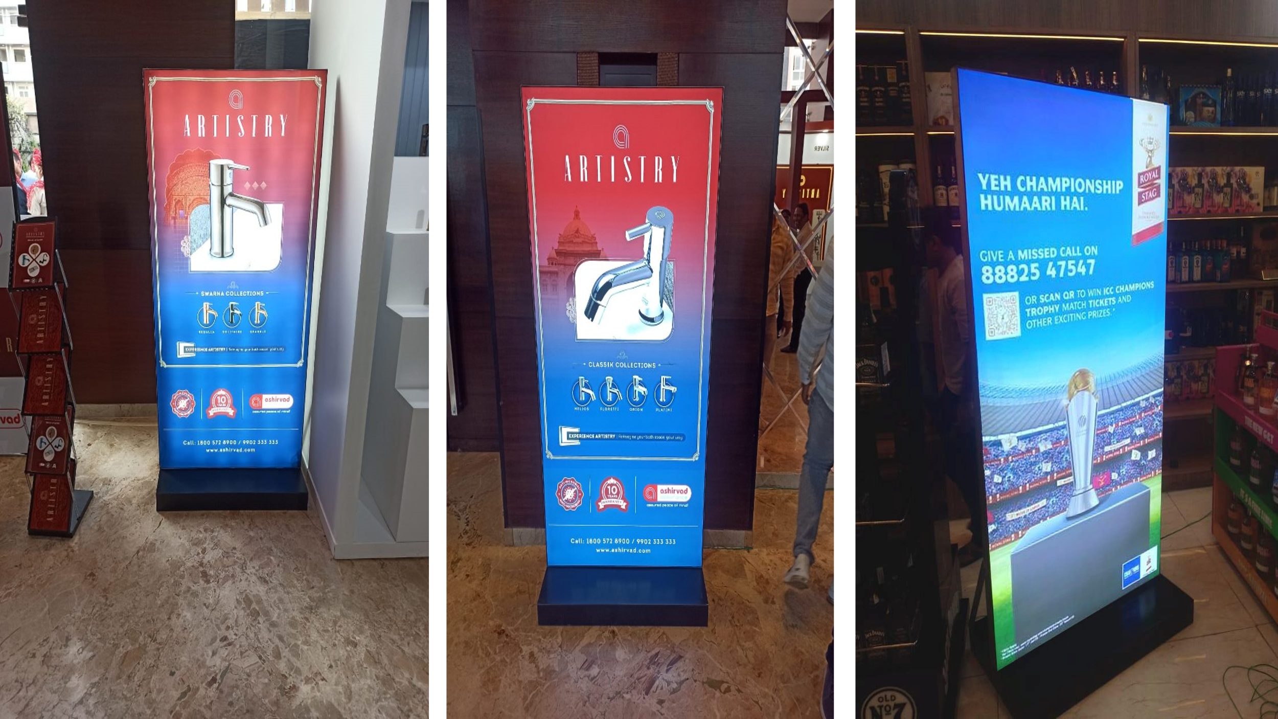 Lit Fabric Standees